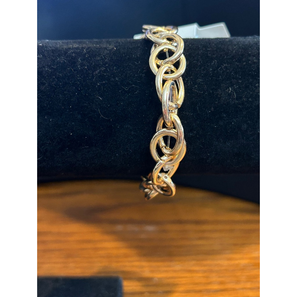 Womens Laundry By Shelli Segal Gold Chain Bracelet Size 7 25$